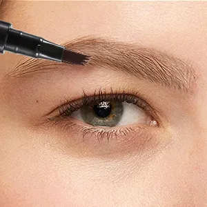 Boobeen Waterproof Eyebrow Pen-Micro Tip Eyebrow Pencil Liquid Eyebrow Fork Tip Pen Creates Natural 3D Eyebrow Hair Long Lasting Black - product information 6