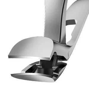 FERYES Angled Head Long Handled Toenail Clipper for Seniors - Large Wide Jaw Nail Clipper with Catcher for Thick Nails - Easier Trimming Ergonomic Design - Long Handled Toenail Clipper