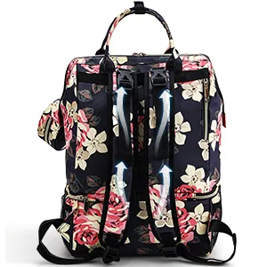 Luckits Nappy Bag 2 Layer Changing Bag Waterproof Diaper Bag with Insulated Pockets and Pacifier Holder Nappy Changing Bags Multi-Function Baby Bag with USB Port Stroller Strap for Mom & Dad - baby sleeping bag baby sleeping bag