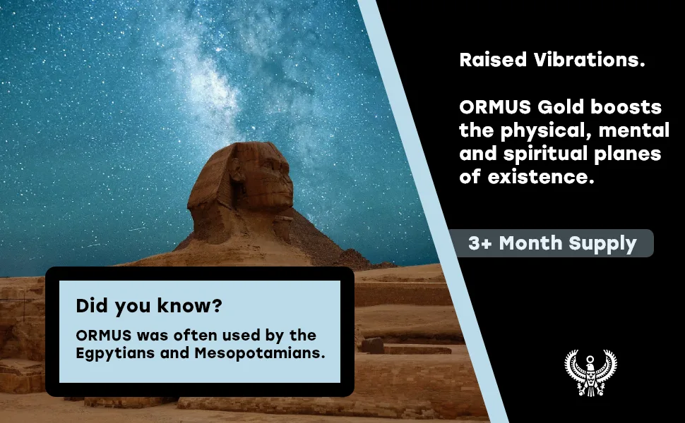 ORMUS Gold (100ml) - Semveta Monatomic ORMUS Gold - ORMUS Gold Liquid in Colloidal Gold - Colloidal Gold Health Spiritual Supplement - Ancient Egypt and Mesopotanium used ORMUS in their healing and alchemy