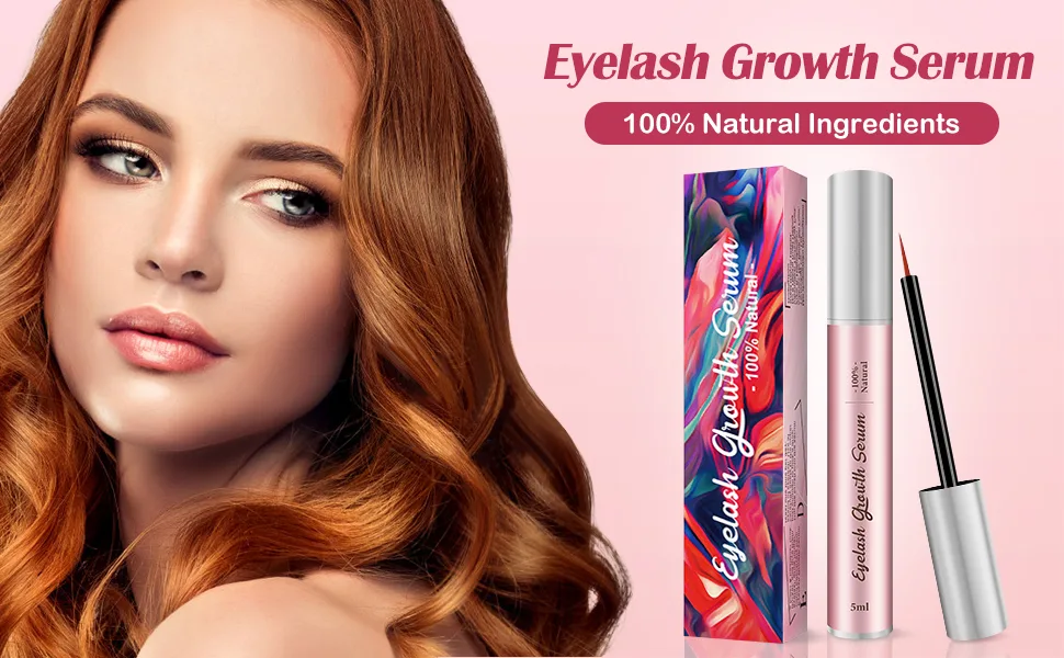 karebabe Eyelash Growth Serum 5ML Professional Lash Growth Serum Eyelash & Eyebrow Enhancer Serum Natural Lash Booster Eyelash Serum for Growth - product information 1