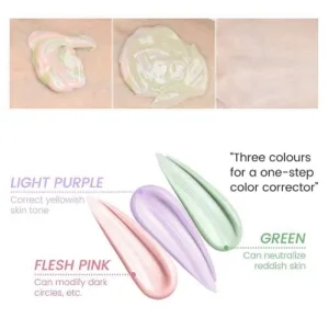 One Step Colour Corrector Makeup Primer Isolation Cream Face Primer Pore Filler Colour Correcting Cream Face Primer Pore Minimizer Primer Foundation Base Oil-Control Make up Primer Base Matt Primer - perfect face primer,foundation primer for mature skin,green face primer,pore eraser primer