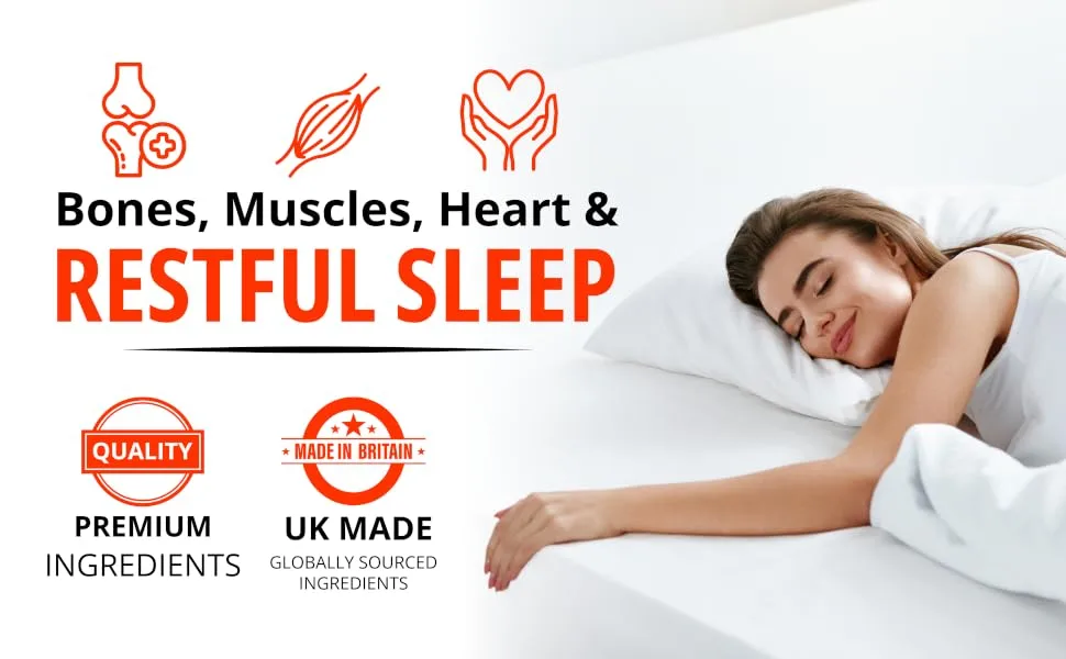 Magnesium Glycinate (Bisglycinate) - 3500mg (400mg Elemental) | Chelated Magnesium Supplement | 120 Capsules / 30 Servings | Highly Bioavailable | Made in UK - GMP Certified - Bones, Muslce, Heart & Restful Sleep