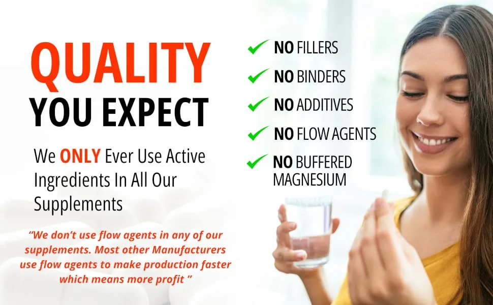 Magnesium Glycinate (Bisglycinate) - 3500mg (400mg Elemental) | Chelated Magnesium Supplement | 120 Capsules / 30 Servings | Highly Bioavailable | Made in UK - GMP Certified - Quality You Expect. No Fillers, Binder or Additives