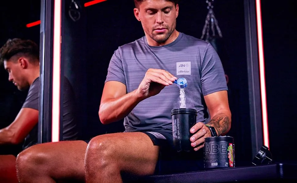 Applied Nutrition ABE Pre Workout - All Black Everything Pre Workout Powder Energy & Physical Performance with Citrulline Creatine Beta Alanine (375g - 30 Servings) (Sour Apple) - ABE A+2 new image 2023 photo