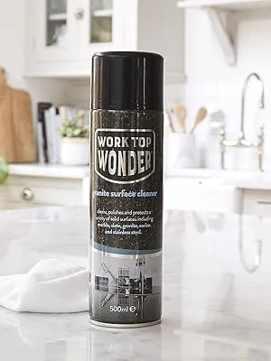 Lakeland Worktop Wonder Hard Surface Spray 500ml (Perfect for Granite & Marble) - cleans cleaner cleaning hard surface surfaces granite marble kitchen utility hallway polish gleam