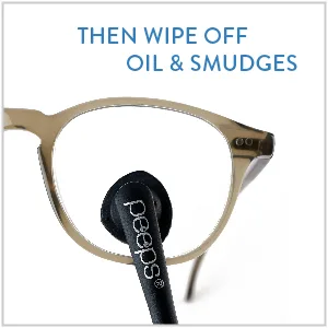 Carbon Klean Peeps Eyeglass Lens Cleaner - Efficient and Durable Carbon Microfiber Technology - Exclusively Used by NASA - 500 Uses (Green Soft Touch) Soft Touch Green - product information 5