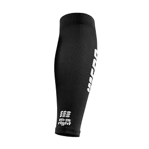 CEP - ULTRALIGHT COMPRESSION CALF SLEEVES for men | Calf sleeves with compression Size II Red/Green - ultralight calf sleeves