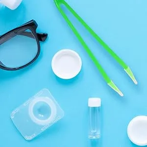 Large Contact Lens Tweezer for Removing and Inserting Contact Lenses | Green | by Sports World Vision  - image1