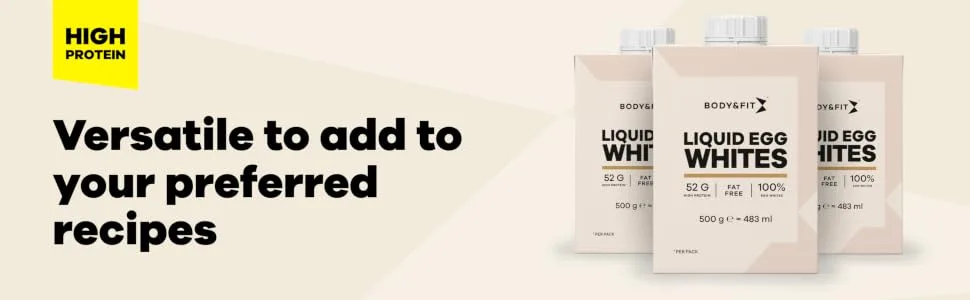 Ei-Eiweiss Fluessig - Liquid Egg Whites   The purest source of protein 6x 485 ml - product information 2