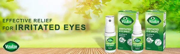 Vizulize soothing Irritated Eye Drops 10ml - Vizulize Irritated Eye Banner