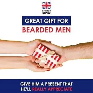 Beard Balm - Premium Quality Conditioning Butter For Creating Beard Styles Goatees Sideburns + Moustaches Extra Large 60ml Tub - beard balm gift christmas present
