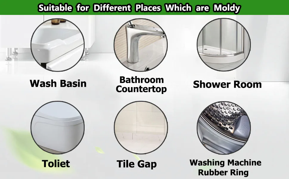 LTCT Korea Household Mold Miracle Remover Gel Mildew Caulk Remover Wall Mold Cleaner - Different Places
