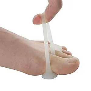Pedimend Silicone GEL TOE SQUEEZING AVOIDING SEPRATOR (3PAIR) - Separates & Cushions Toes - Improves Balance & Foot Strength - Hammer Toe Corrector - Foot Care - GEL TOE PROTECTOR