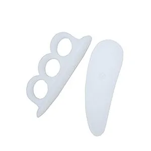 Pedimend Silicone GEL TOE SQUEEZING AVOIDING SEPRATOR (3PAIR) - Separates & Cushions Toes - Improves Balance & Foot Strength - Hammer Toe Corrector - Foot Care - TOE SLEEVE