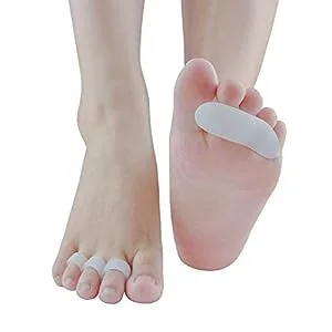 Pedimend Silicone GEL TOE SQUEEZING AVOIDING SEPRATOR (3PAIR) - Separates & Cushions Toes - Improves Balance & Foot Strength - Hammer Toe Corrector - Foot Care - TOE SPLINT
