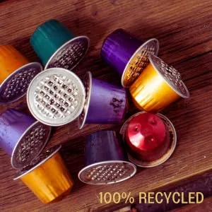 Variety Pack: 100 Nespresso Compatible Pods. 9 Different Varieties with Coffee Capsules. All Varieties 100 Count (Pack of 1) - Recyckled aluminium pods