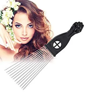 3Pcs Afro Combs Professional Metal African American Hair Comb for Hairdressing Styling Tool - product information 3