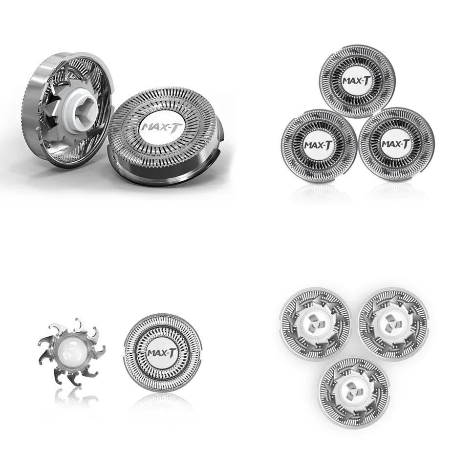 MAX-T Electric Shaver Heads Replacement Shaving Heads for MAX-T Series Shaver Silver - product information 2