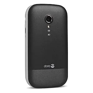 Doro 2404 2G Dual SIM Unlocked Basic Mobile Phone for Seniors with Large Colour Display Big Buttons and Emergency Button (Black) UK and Irish Version Black/White - list first 10 contacts