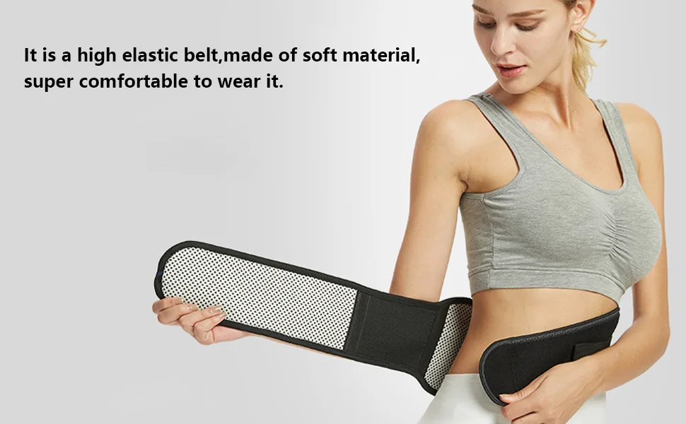Magnetic Self Heat Lower Back Brace Belt Lumbar Support Pain Relief - product information 2