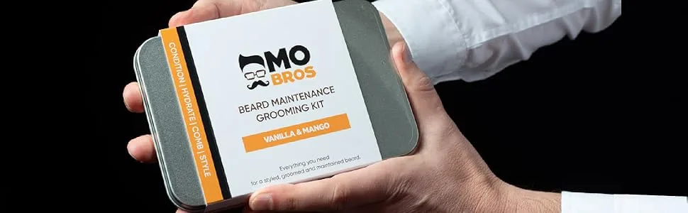 Beard Maintenance XL Grooming Kit | Wash Condition Hydrate Comb & Style Your Facial Hair |Sandalwood| - XL KIT 2