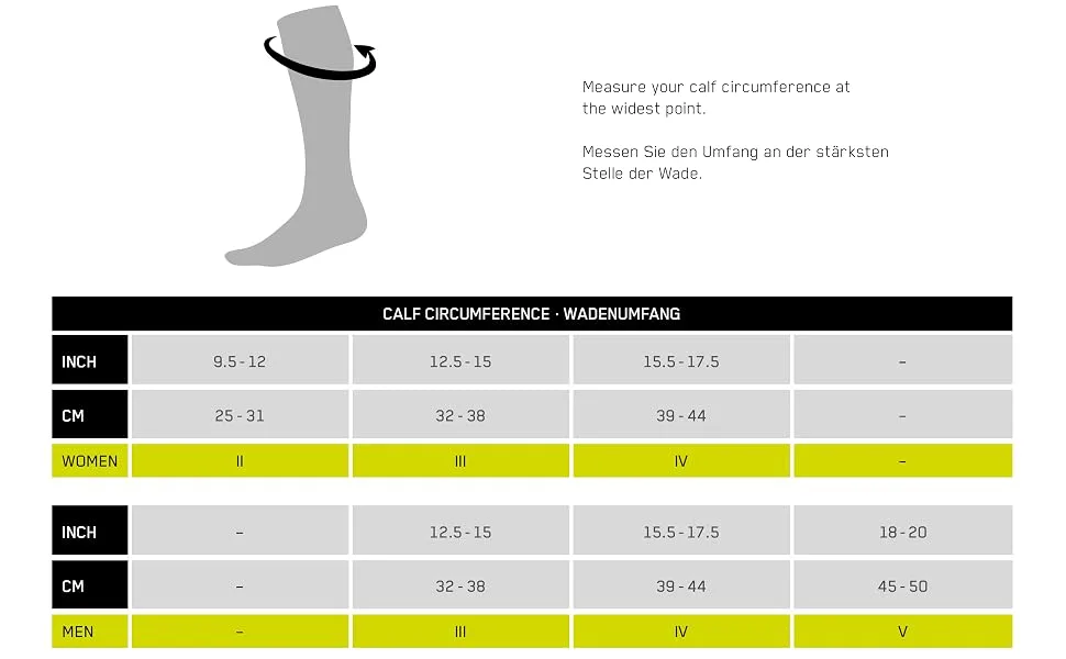 CEP - ULTRALIGHT COMPRESSION CALF SLEEVES for men | Calf sleeves with compression L Electric Pink/Green - sizefinder