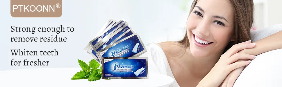 Teeth Whitening Strips Teeth Bleaching Teeth Whitening Kit Teeth Whitening Strips Advanced Double Elastic Gel Strips Kit 14 Pcs 7 Treatments - product information 2