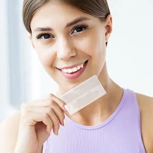 Teeth Whitening Strips Teeth Bleaching Teeth Whitening Kit Teeth Whitening Strips Advanced Double Elastic Gel Strips Kit 14 Pcs 7 Treatments - Teeth Whitening Strips