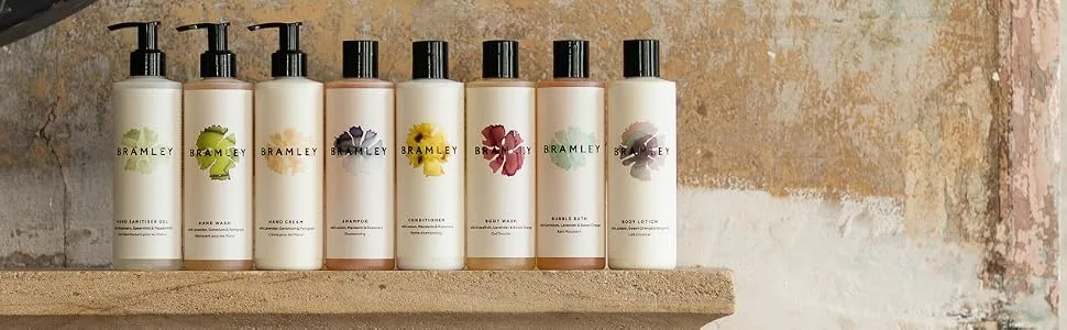 BRAMLEY Bubble Bath 250ml | Geranium Lavender & Sweet Orange Essential Oils | Natural Bath Soak | Gently Cleanse & Soften | Vegan Bubble Bath 250 ml (Pack of 1) - Bramley Collection
