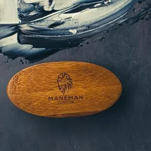 Maneman London Beard Grooming Kit for Men - 7 Piece Gift set shampoo oil softens itch free relief - Beard Brush