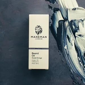 Maneman London Beard Grooming Kit for Men - 7 Piece Gift set shampoo oil softens itch free relief - Beard Oil