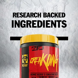 MUTANT CREAKONG Creatine Supplement and Workout Boost Absorption Accelerator with No Fillers 300g (0.66 lb) - CREATINE