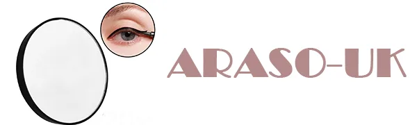 ARASO-UK LTD ARAZO - 20X Magnifying Mirror Eye Makeup Professional Pocket Vanity Eyebrow Tweezing - product information 1