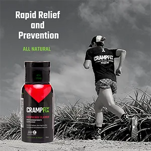 Crampfix 50ml Flip-Top Lid Squeeze Bottle - Fast & Effective Relief from Muscle Cramp (Raspberry) - relief cramping muscle fix cramp