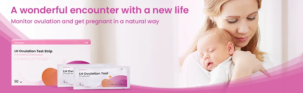 Femometer Ovulation Test Strips 50 LH Testing Sticks Sensitive Fertility Predictor Kit Record Accurate Results with Femometer App Lh50 - product information 4