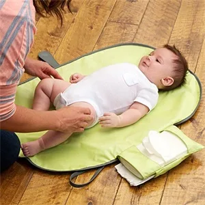 Baby Changing Mat Portable Travel Changing Mat Waterproof Folding Nappy Change Mat 70 x 50cm Grey - baby changing mat-5