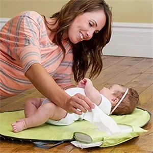 Baby Changing Mat Portable Travel Changing Mat Waterproof Folding Nappy Change Mat 70 x 50cm Grey - baby changing mat-6