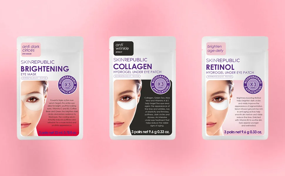 SKIN REPUBLIC Retinol Hydrogel Under Eye Patch (3 Pairs) 9.6g - Skin Republic