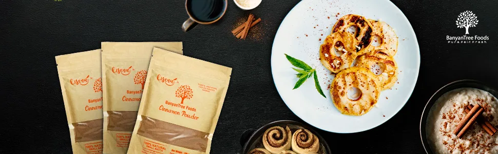 BanyanTree Foods Cinnamon Powder | Cinnamon Ground 100g All Natural Indian Origin - Cinnamon Powder