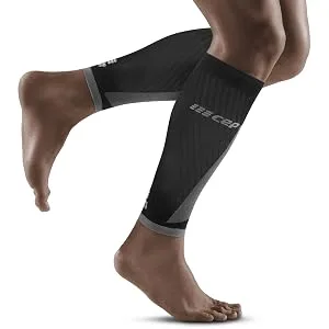 CEP - ULTRALIGHT COMPRESSION CALF SLEEVES for men | Calf sleeves with compression IV PRO - Electric Blue/Light Grey - product information 2