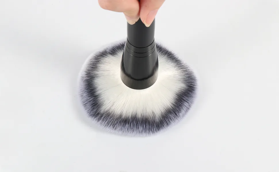 Makeup Foundation Brush Large Powder Brush Face Brush for Stippling Liquid Cream Powder Foundation Blending Bronze Buffing Large Roundtop Foundation Brush - product information 3