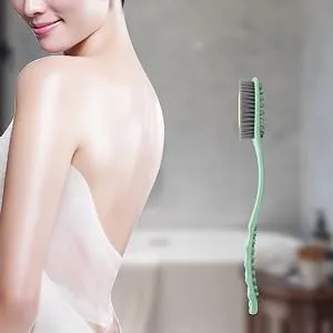QiCheng&LYS Shower Brush Back Scrubber Hand Shower Brush Long Handle Bath Brush Long Handle Shoe Brush Laundry Brush Board Brush (Blue and 2PCS) - QiCheng&LYS