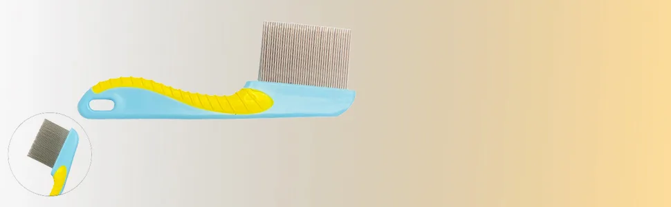 1 x Long Metal Nit Hair Comb Remove Head Lice and Eggs Effectively with Handle S&S PRODUCTS - product information 8