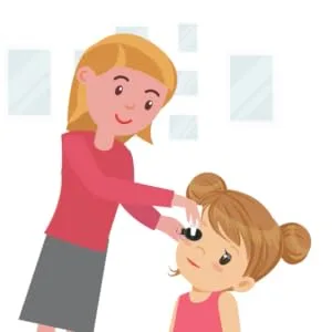 EziDrops - Eye Drop Dispenser Aid - Easy Eye Drop Applicator - Safe & Easy Vision Care (Red) - Good to use with children