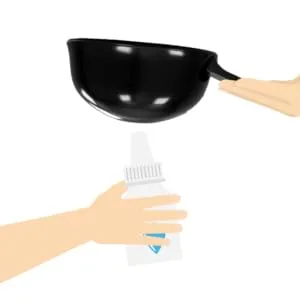 EziDrops - Eye Drop Dispenser Aid - Easy Eye Drop Applicator - Safe & Easy Vision Care (Red) - Insert the bottle to applicator