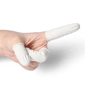 Rainmae Finger Cot 500PCS Latex Anti-Static Finger Cover Protector Finger Tip Rubber Protect Keeping Dressing Dry and Clean - latex finger covers