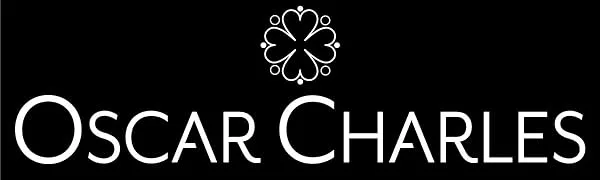 Oscar Charles Makeup Brush Set 12 Piece Makeup Brushes Set Professional Six Face Make up Brushes & Six Eye Makeup Brushes Set - Rose Gold - oscar charles logo