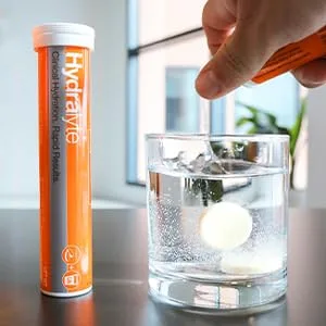 Hydralyte Effervescent Electrolytes Tablets - 80 Berry Flavoured Tablets - Vegan - Gluten Free - Rapid Rehydration - Prevent Dehydration - Achieve Optimal Hydration - Tablet Image