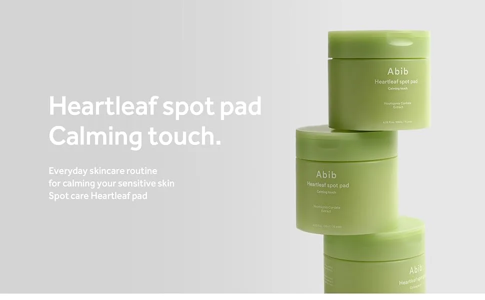 Abib Heartleaf Spot pad Calming touch (75 pads) - calmingpump_970600_mainvisual